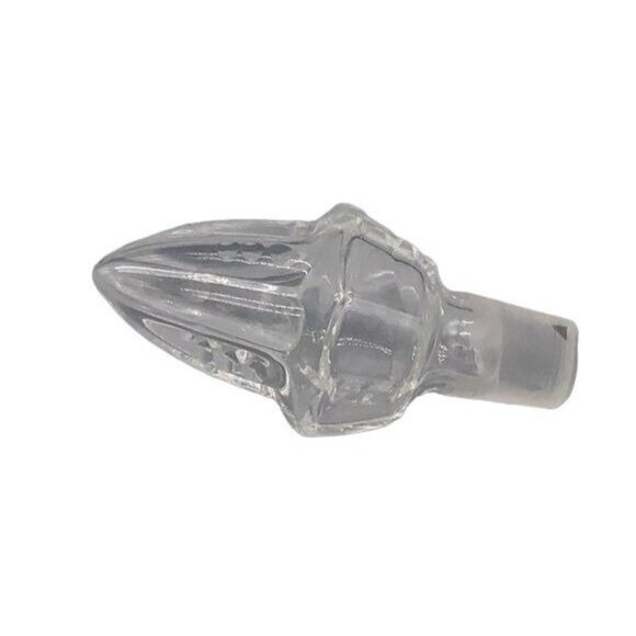 drink clear glass stopper 3.5" barware READ - Picture 1 of 7
